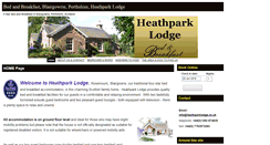 Desktop Screenshot of heathparklodge.co.uk